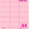 A4-120GSM/3/21P - PINK MICROPERFORATED SHELF EDGE TICKETS - 21 per sheet - Various Pack Sizes