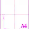 A4-150GSM/A6 - 150GSM MICRO PERFORATED A4 CARD (4 x A6 CARDS) - VARIOUS PACK SIZES