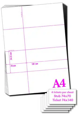 4 Raffle Tickets