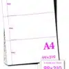 A4 to DL Perforated Sheets