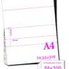 A4 to 4 sheets