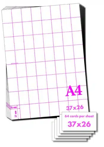 A4 to A10 Perforated Paper