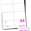 A4 to A7 Perforated Paper