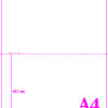 A4 Perforated card
